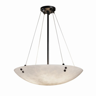 60'' Pendant Bowl w/ Pair Cylindrical Finials (254|CLD-9669-35-MBLK-F1)
