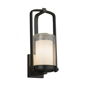 Atlantic Small Outdoor LED Wall Sconce (254|FSN-7581W-10-OPAL-MBLK-LED1-700)