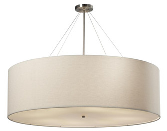 Classic 48'' LED Drum Pendant (254|FAB-9597-WHTE-NCKL-LED8-5600)