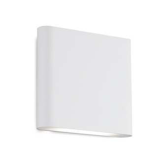 Slate 6-in White LED All terior Wall (461|AT68006-WH)