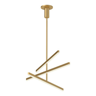 Vega 45-in Brushed Gold LED Chandeliers (461|CH10345-BG)