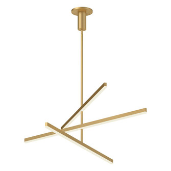 Vega 56-in Brushed Gold LED Chandeliers (461|CH10356-BG)