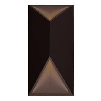 Indio 12-in Bronze Dimmable LED Outdoor Wall Sconce (461|EW60312-BZ)