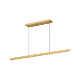 Vega 45-in Brushed Gold LED Linear Pendant (461|LP10345-BG)