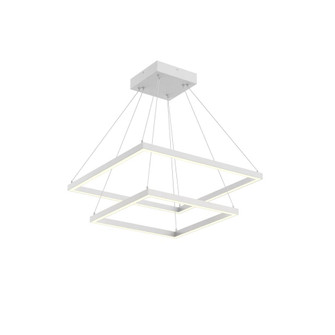 Piazza 24-in White LED Chandeliers (461|CH88224-WH)