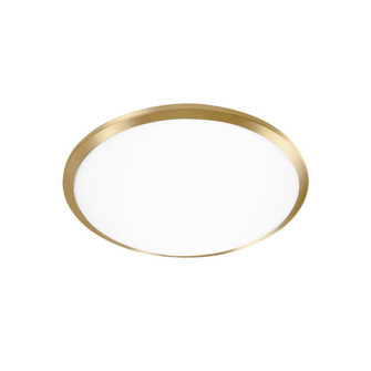 Malta 12-in Brushed Gold Dimmable LED Flush Mount (461|FM1512-BG)