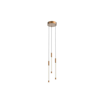 Motif 13-in Brushed Gold LED Multi Pendant (461|MP75213-BG)