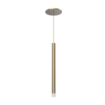 Elixir 15-in Brushed Gold LED Pendant (461|PD15415-BG)