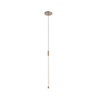 Motif 21-in Brushed Gold Dimmable LED Pendant (461|PD75021-BG)