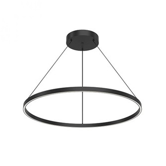 Cerchio 36-in Black LED Pendant (461|PD87136-BK)