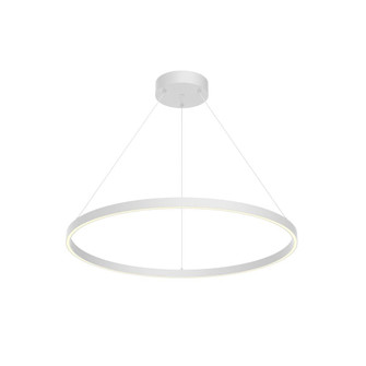 Cerchio 32-in White LED Pendant (461|PD87132-WH)