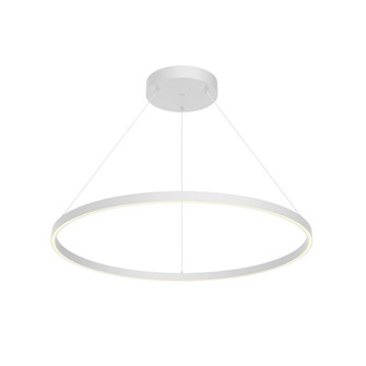 Cerchio 36-in White LED Pendant (461|PD87136-WH)