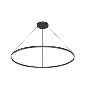 Cerchio 60-in Black LED Pendant (461|PD87160-BK)
