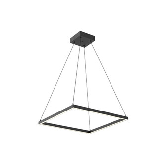 Piazza 24-in Black LED Pendant (461|PD88124-BK)