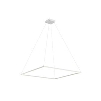Piazza 48-in White LED Pendant (461|PD88148-WH)