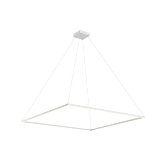 Piazza 60-in White LED Pendant (461|PD88160-WH)