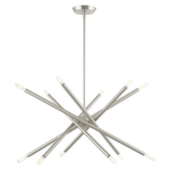 12 Lt Brushed Nickel Chandelier (108|46776-91)