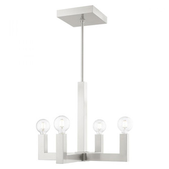 4 Lt Brushed Nickel Chandelier (108|49214-91)