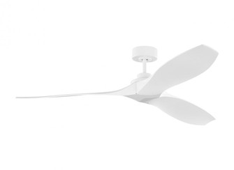 Collins 60'' Smart Indoor/Outdoor Coastal White Ceiling Fan with Remote Control and Reversible Mo (6|3CLNCSM60RZW)