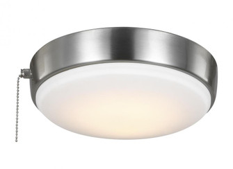 Dimmable 9'' Brushed Steel LED Ceiling Fan Light Kit (6|MC265BS)