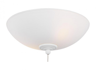 Dimmable 12'' Matte White LED Ceiling Fan Light Kit (6|MC266RZW)