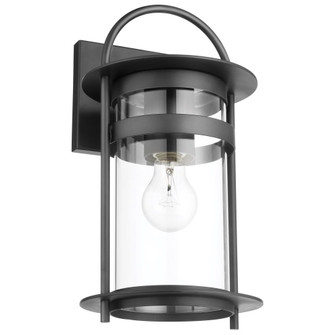 Bracer; 1 Light; Medium Wall Lantern; Matte Black Finish with Clear Glass (81|60/7641)