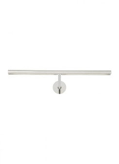 Modern Plural Dome dimmable LED 12 Picture Light in a Polished Nickel/Silver Colored finish (7355|700PLUD12N-LED930)