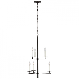 Arnav Small  Two-Tier Entry  Chandelier (279|IKF 5720AI)