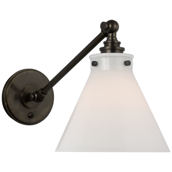 Parkington Single Library Wall Light (279|CHD 2525BZ-WG)