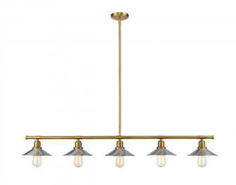 5 Light Linear Chandelier (276|613-5L-FB+BN)