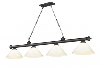 4 Light Billiard (276|2306-4BRZ-PWH)