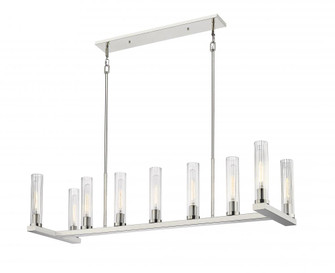 9 Light Linear Chandelier (276|3031-9L-PN)