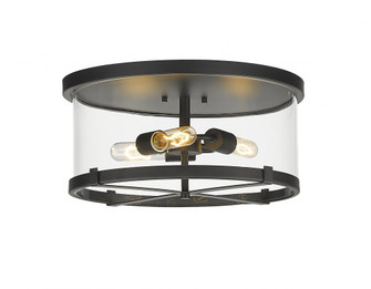 3 Light Flush Mount (276|3032F-MB)