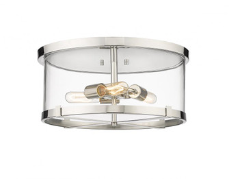 3 Light Flush Mount (276|3032F-PN)