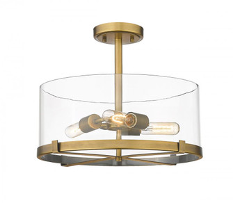 3 Light Semi Flush Mount (276|3032SF-RB)