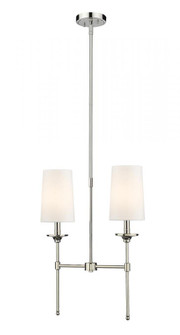 2 Light Linear Chandelier (276|3033-2L-PN)