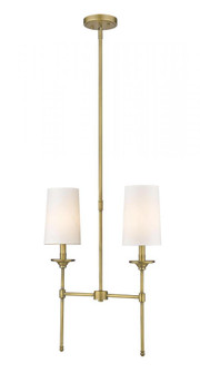 2 Light Linear Chandelier (276|3033-2L-RB)