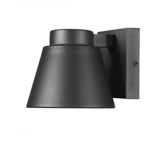 1 Light Outdoor Wall Light (276|544S-BK-LED)