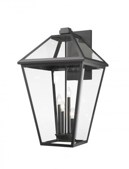 4 Light Outdoor Wall Light (276|579XLX-BK)