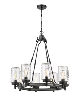 8 Light Outdoor Chandelier (276|588-8ABB)