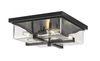 4 Light Outdoor Flush Mount (276|592F-BK)