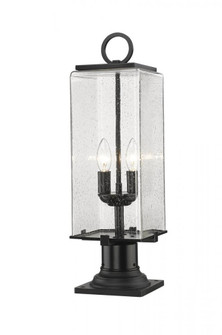 2 Light Outdoor Pier Mounted Fixture (276|592PHMR-533PM-BK)