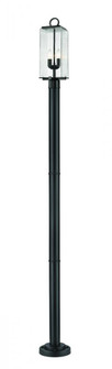 2 Light Outdoor Post Mounted Fixture (276|592PHMR-567P-BK)