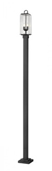 2 Light Outdoor Post Mounted Fixture (276|592PHMS-536P-BK)