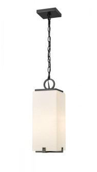 1 Light Outdoor Chain Mount Ceiling Fixture (276|593CHM-BK)