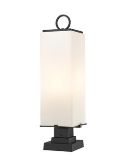 3 Light Outdoor Pier Mounted Fixture (276|593PHBS-SQPM-BK)