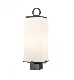 2 Light Outdoor Post Mount Fixture (276|593PHMS-BK)