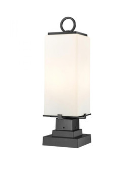 2 Light Outdoor Pier Mounted Fixture (276|593PHMS-SQPM-BK)