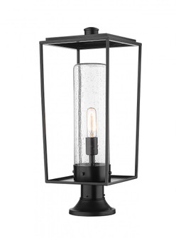 1 Light Outdoor Pier Mounted Fixture (276|594PHBR-553PM-BK)
