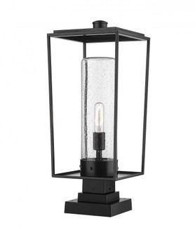 1 Light Outdoor Pier Mounted Fixture (276|594PHBS-SQPM-BK)